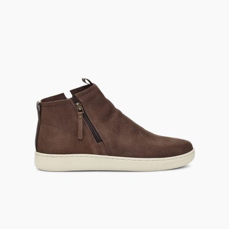 UGG Pismo Zip Brown Sneakers for Men (UOXQ74219)